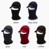 Women Men Warm Lined Full Face Hat Winter Knit Hat Balaclava Hood Cold Protection Cap