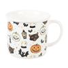 Spooky Cat And Pumpkin Mug