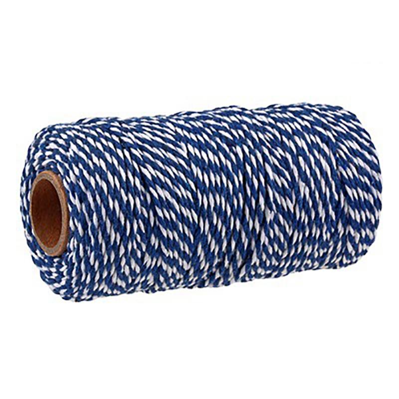 2mm Thick Butchers String Cotton Twine Meat Prep Trussing Turkey Barbecue Strings Meat Sausage Tie Rope Cord 100 Meters 4