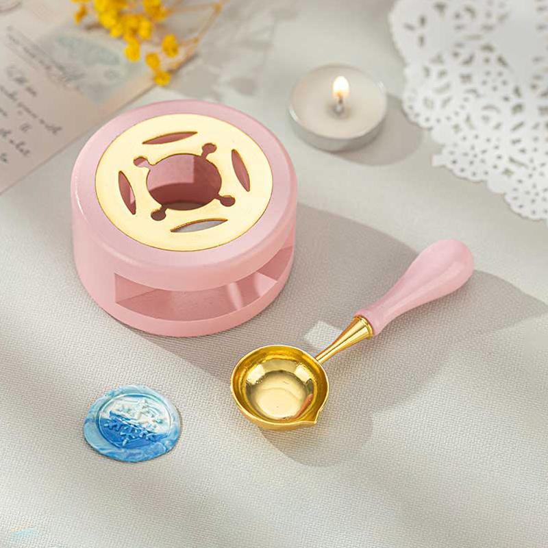 Набор для сургуча, деревянная печь для плавления воска, печь с нагревательной ложкой, нагреватель для плавления восковых шариков, принадлежности для печати на воске