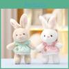 Hoodie Bunny Plush Keychain Toy Doll Cute Gift For Kids And Backpack Decoration