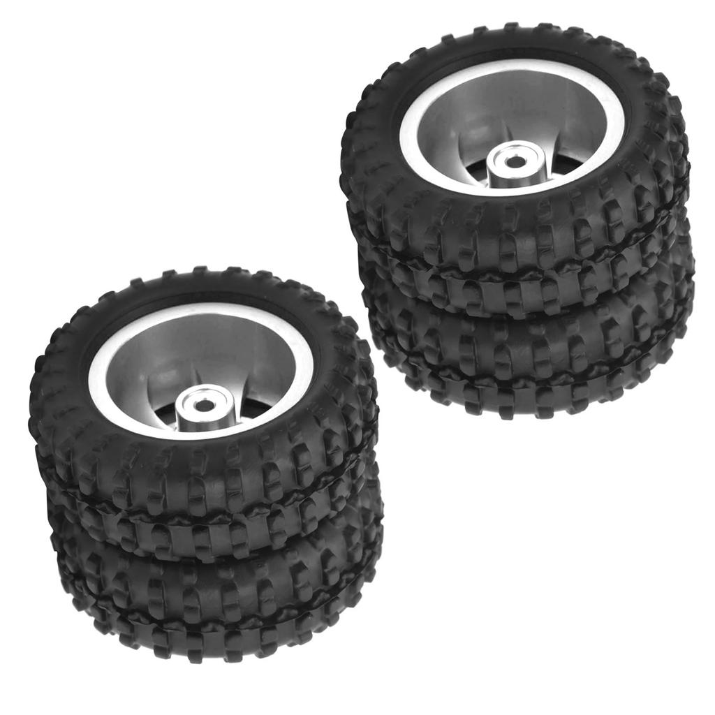2pcs 52mm Aluminum Alloy Rr Tire Replacement Parts Fit for WPL D12 1/10 RC Truck (009)