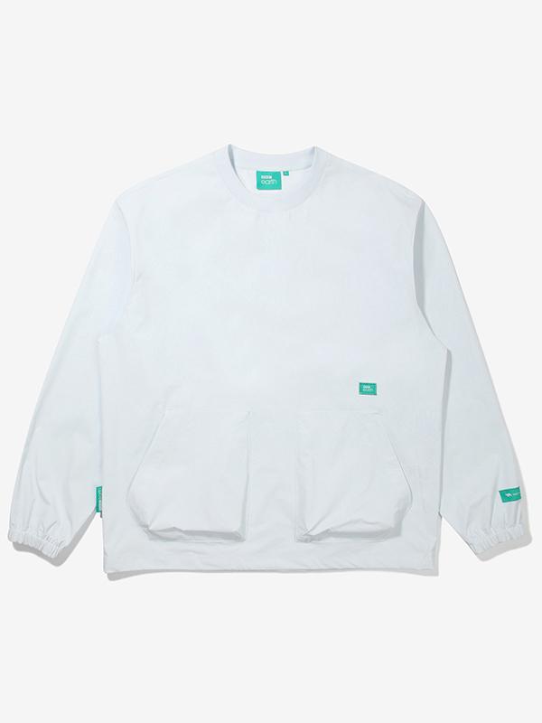 BBC EARTH Ripstop Woven Sweatshirt_Light Blue