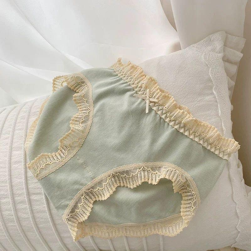 Women Fashion Sexy Lingerie Lace Breathable Soft Stretch Underpant Underwear