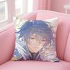 Game Honkai Star RailCool Cushion Cover Pillowcase Short Plush Invisible zipper Room Sofa Cushion Cover