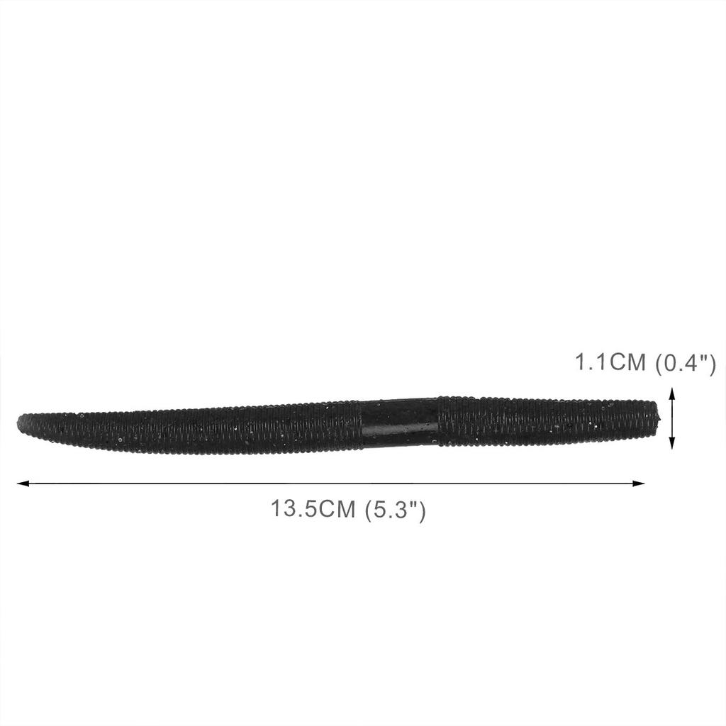 Мягкие пластиковые рыболовные приманки Aonepro, 8 шт., 5,5 дюйма, 2/5 унции, искусственные соленые приманки для плавания с червями для окуня, джиг-приманки, пресноводная рыбалка в соленой воде, разноцветные