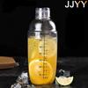 350/500/700/1000 ML Transparent Cocktail Shaker Mixer Wine Martini Boston Shaker for Bartender Drink Party Bar Tools