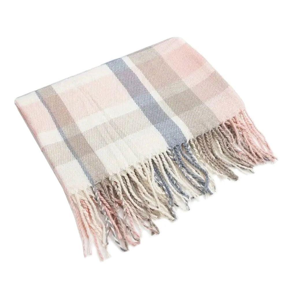 Woolen Imitation Cashmere Scarf Soft Neck Warmer Fashion Winter Scarf  Women Men