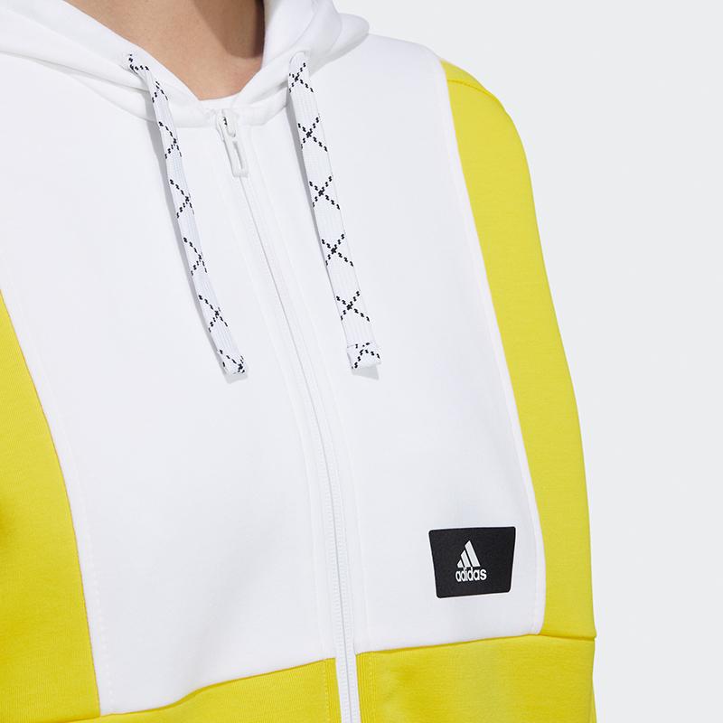 Adidas Куртка Str трикотажная спортивная куртка с цветными блоками женские куртки желтые GP0690