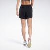 Reebok Шорты для бега Wor Run с принтом, свободного кроя, женские шорты, черные GS1937