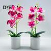 Elegant Artificial Bonsai Easy Care 5 Heads Beautiful Artificial Orchid Flowers Party Supplies