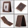 Wallet Generation Thin Crazy Horse Leather Wallet Without Lining Genuine Leather Card Bag Wallets
