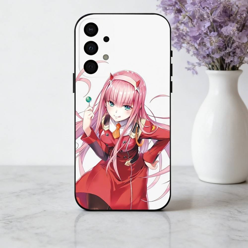 Чехол для телефона D-Darling in The F-Franxx Z-Zero Two для Samsung Galaxy A73,A72,A71,A70,A53,A52,A51, Мягкий силиконовый черный чехол