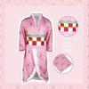Used [New] [DEVOTEE] Demon Slayer's Blade Children's Clothes Costume Nezuko Kamado Children's Cosplay Kimetsu no Yaiba Kamado Nezuko Child Cosplay