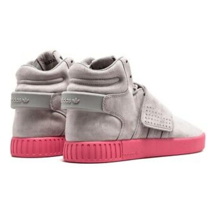 Adidas Серые кроссовки унисекс Tubular Invader Strap, однотонно-серые BA7878