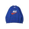 Trend Capsule Logo Embroidered Sport Sweatshirt With Stand-Up Collar Men Tops Blue DM5274-480