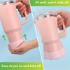 Silicone Cup Bottom for large 40oz Adventure Coffee Tumbler Ice Flow Flip 30 oz 20oz Bottle Bottom Sleeve Cover AntiSlip