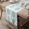 Ins Luxury Nordic Table Runner Print Retro Tassel  Flag Decorative Home Textile Banquet Party Long Cloth Household