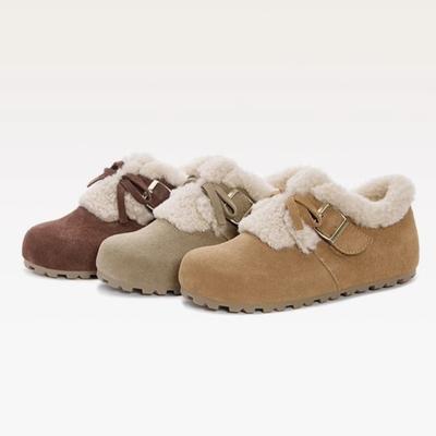 Женские балетки ботильоны 2025 зима замшевая обувь повседневные меховые кроссовки дизайнерские новые элегантные лоферы обувь с пряжкой zapatillas