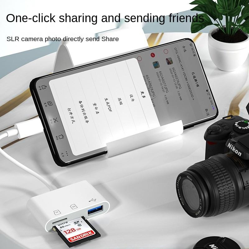 Адаптер Type-C TF CF Устройство чтения карт памяти SD OTG Writer Compact Flash USB-C для iPad Pro Huawei для Macbook Устройство чтения карт памяти USB Type C