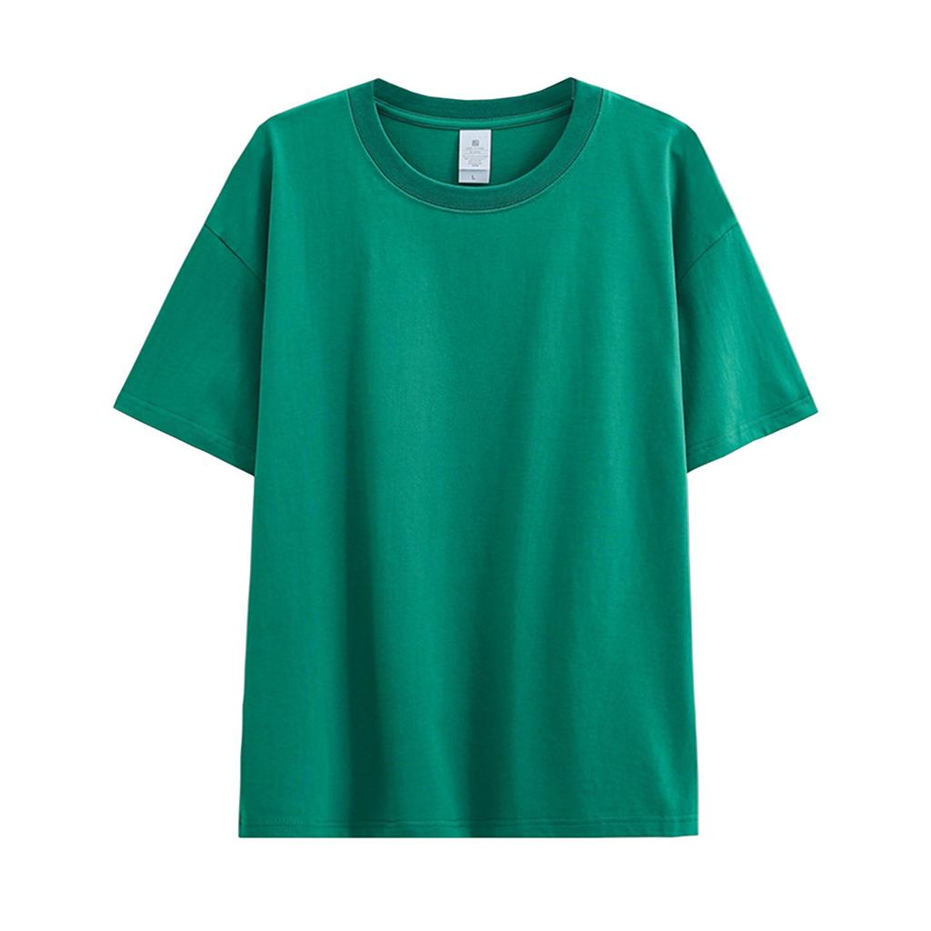 Ladies T-shirt Casual Loose Printed Round Neck Pullover Short Sleeve T-shirt Top