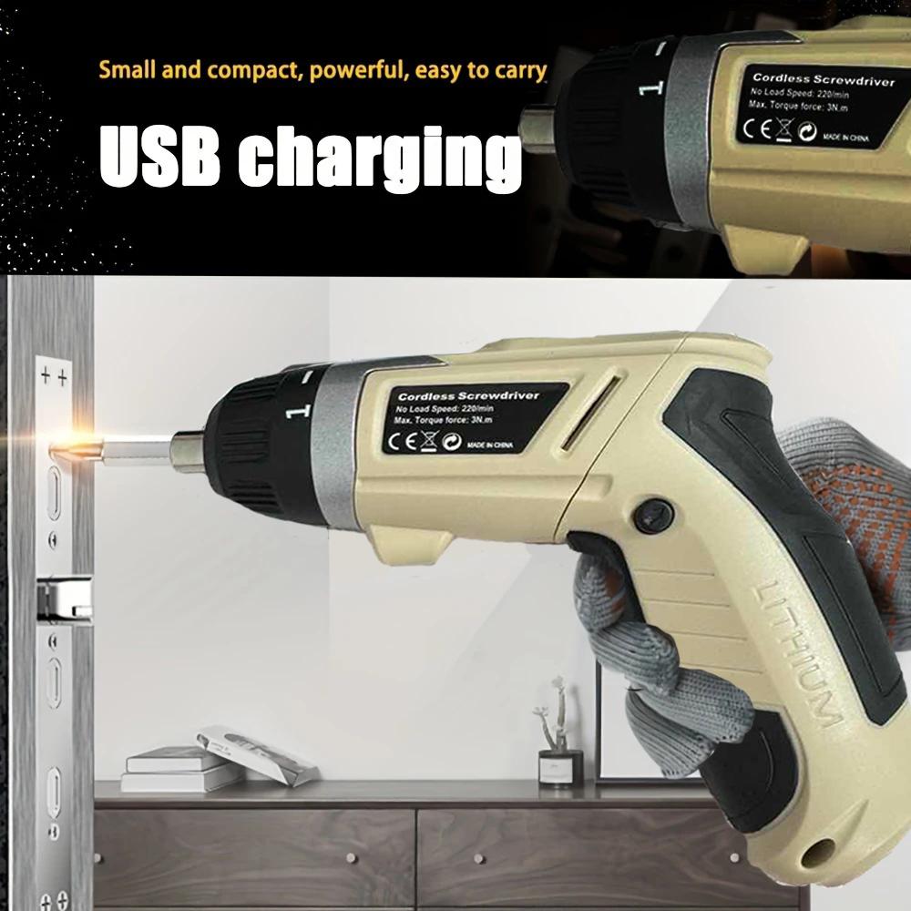 JANGKLIFE Точная работа Мощная электрическая отвертка Промышленный класс Долговечность Минимальная электрическая дрель Домашний офис DIY Инструменты