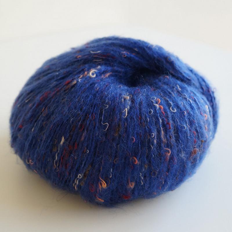 50 г/шарик для вязаного шарфа, шапки, одежды, нитки ручной работы, плюшевая мохеровая пряжа, цветная шерстяная в горошек