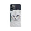 Крутой чехол для телефона с очками Cat для iPhone 5 5S 2020se 6 6s 7 8 plus x 10 XR XS 11 12 13 mini pro MAX, черная задняя крышка из ТПУ