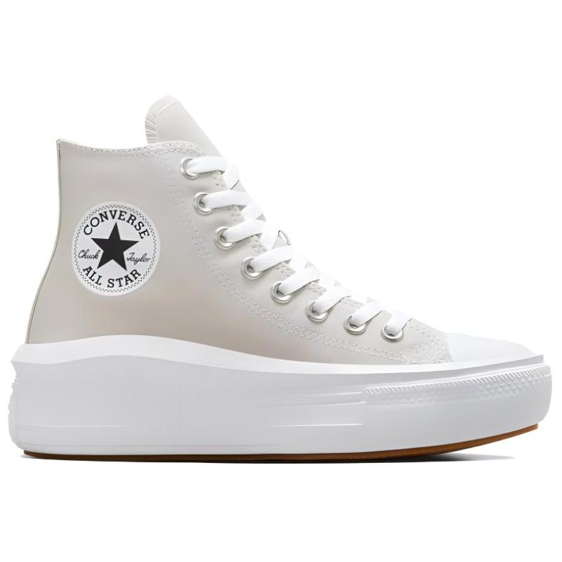 Converse Chuck Taylor All Star Стильные и Универсальные Износостойкие Дышащие Эспадрильи Хайтопы Женские Светло-серые