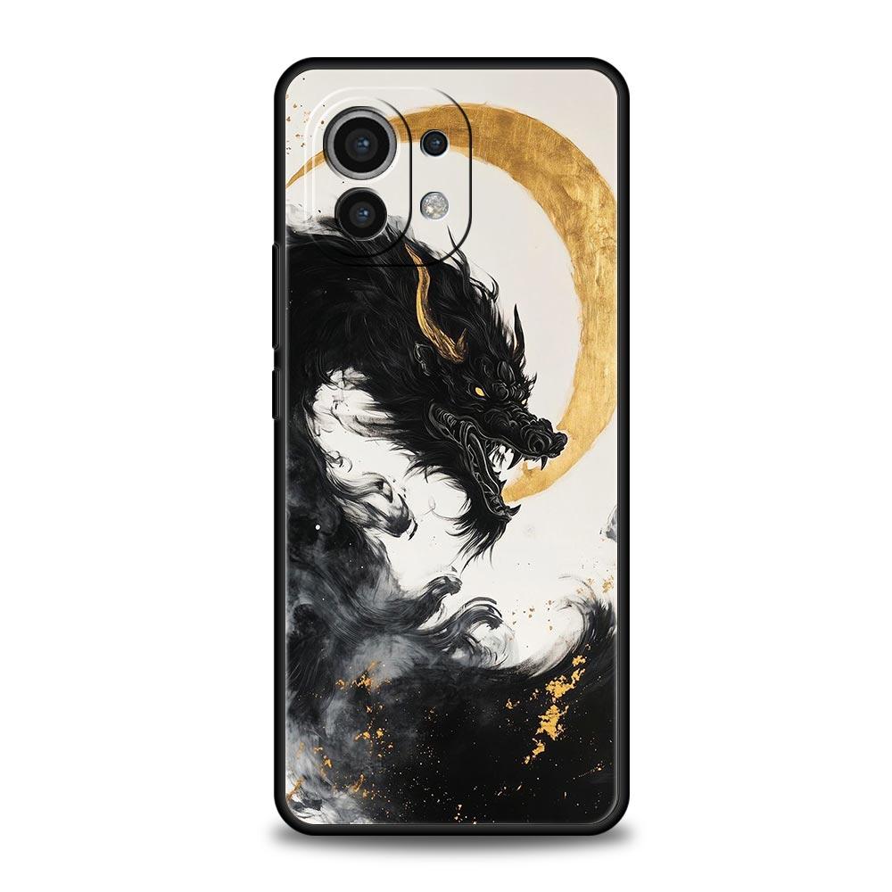 Чехол для телефона с драконом для Xiaomi Mi 15 14 13 12 11 Lite 14T 13T 12T 11T Pro Poco X7 X6 X5 X3 Pro F6 F5 F4