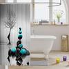 Шторка для душа Zen Spa Шторка для ванны Zen Stone для мальчиков, девочек, подростков Декор Дерево Набор шторок для душа в ванную Сине-белый Детский