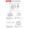 Autel MX Sensor 433 315MHZ TPMS Sensor MaxiTPMS Tire Pressure Monitor Tester Tire Repair Tools Scanner Programming MX-Sensor