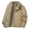 Men 'S Jacket Autumn And Winter Wear Plus Velvet Thick Cotton Warm Large Size Casual Jacket 