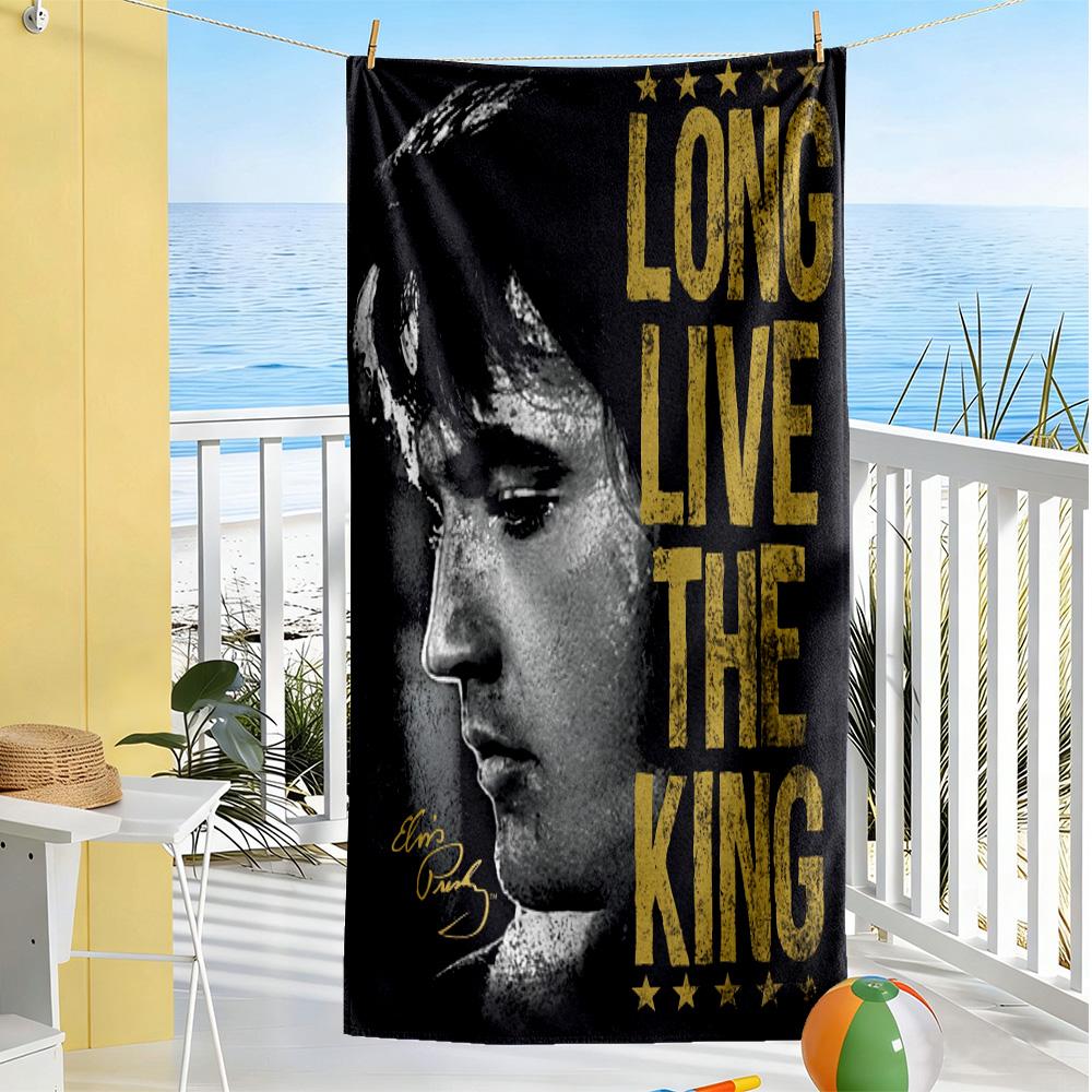 Epic Elvis Performance Beach Towel High Absorbency & Quick-Dry Comfortable Lightweight