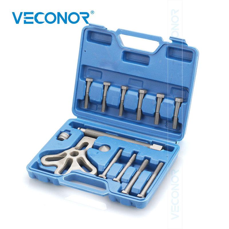 VECONOR 13PCS Auto Steering Wheel Puller Harmonic Balancer Gear Pulley Crankshaft Tools Kit Special Disassembly Removal Tool Set