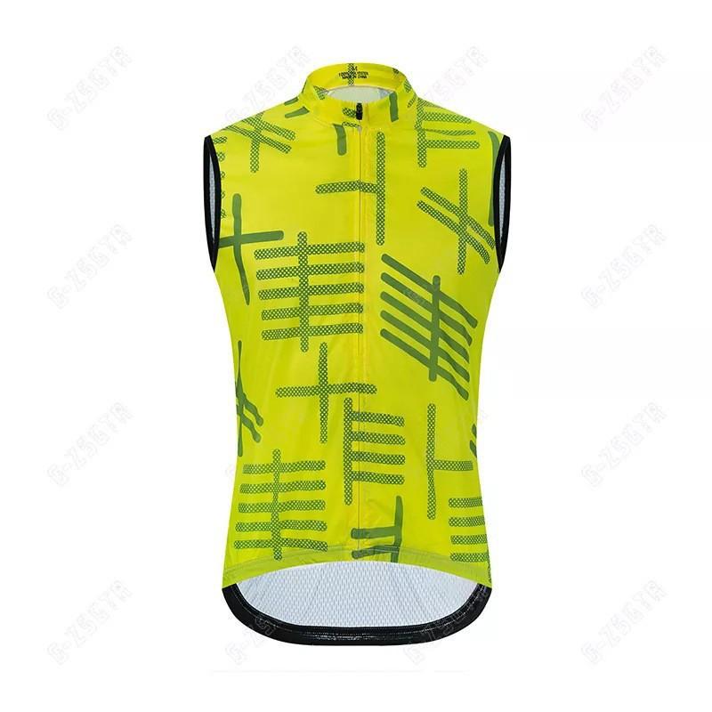 Mens Cycling Vest Outdoor Road Bike Riding Gear Reflective Windproof Breathable Quick-Dry Sport