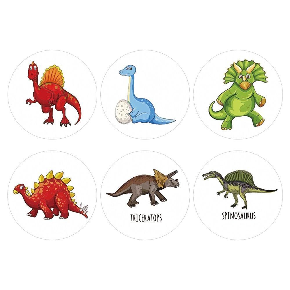 Self Adhesive Kids Teacher Reward Stickers Children's Cartoon Stickers Encourage Sticker Dinosaur