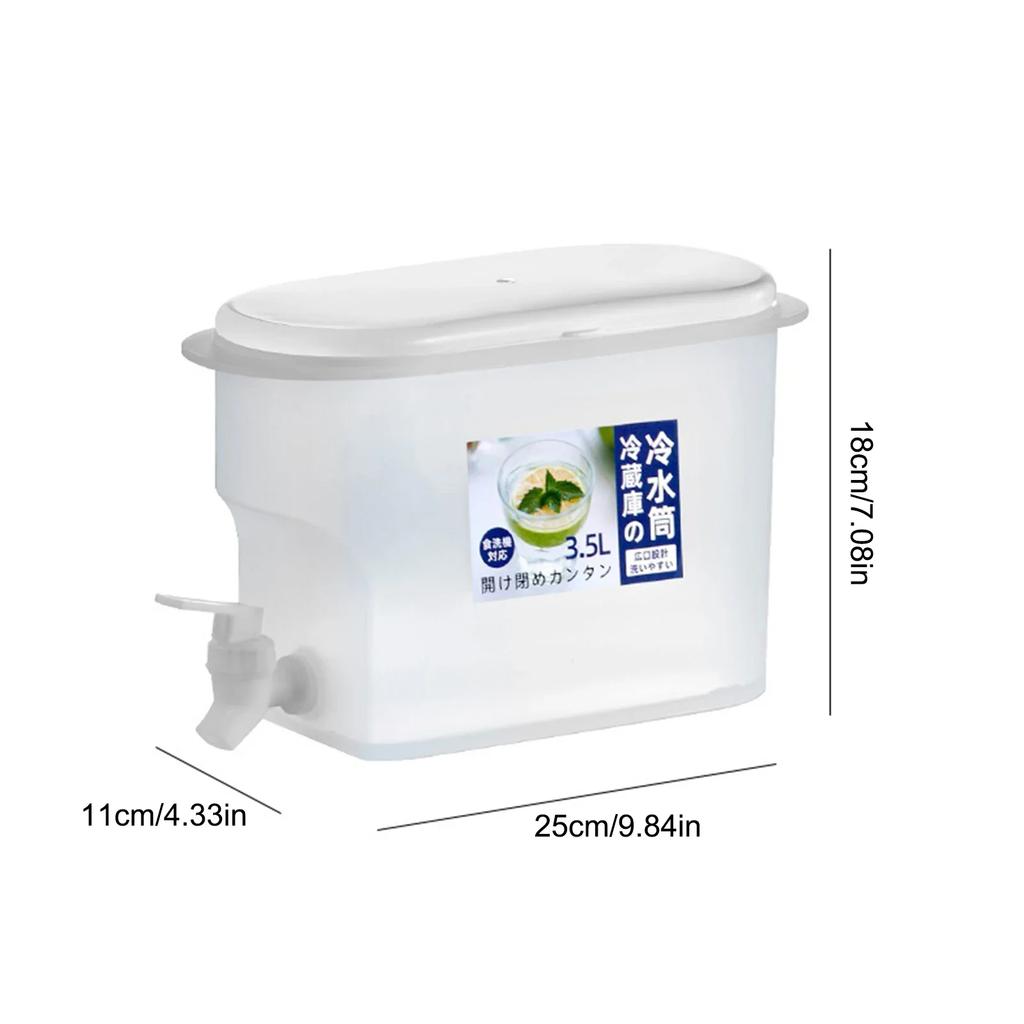 Холодный чайник Кувшин для воды Холодильник Dolce Milk Tea Напиток Диспенсер Бар Мед Напиток Газировка Кран Кувшин для воды Бутылка Чайник