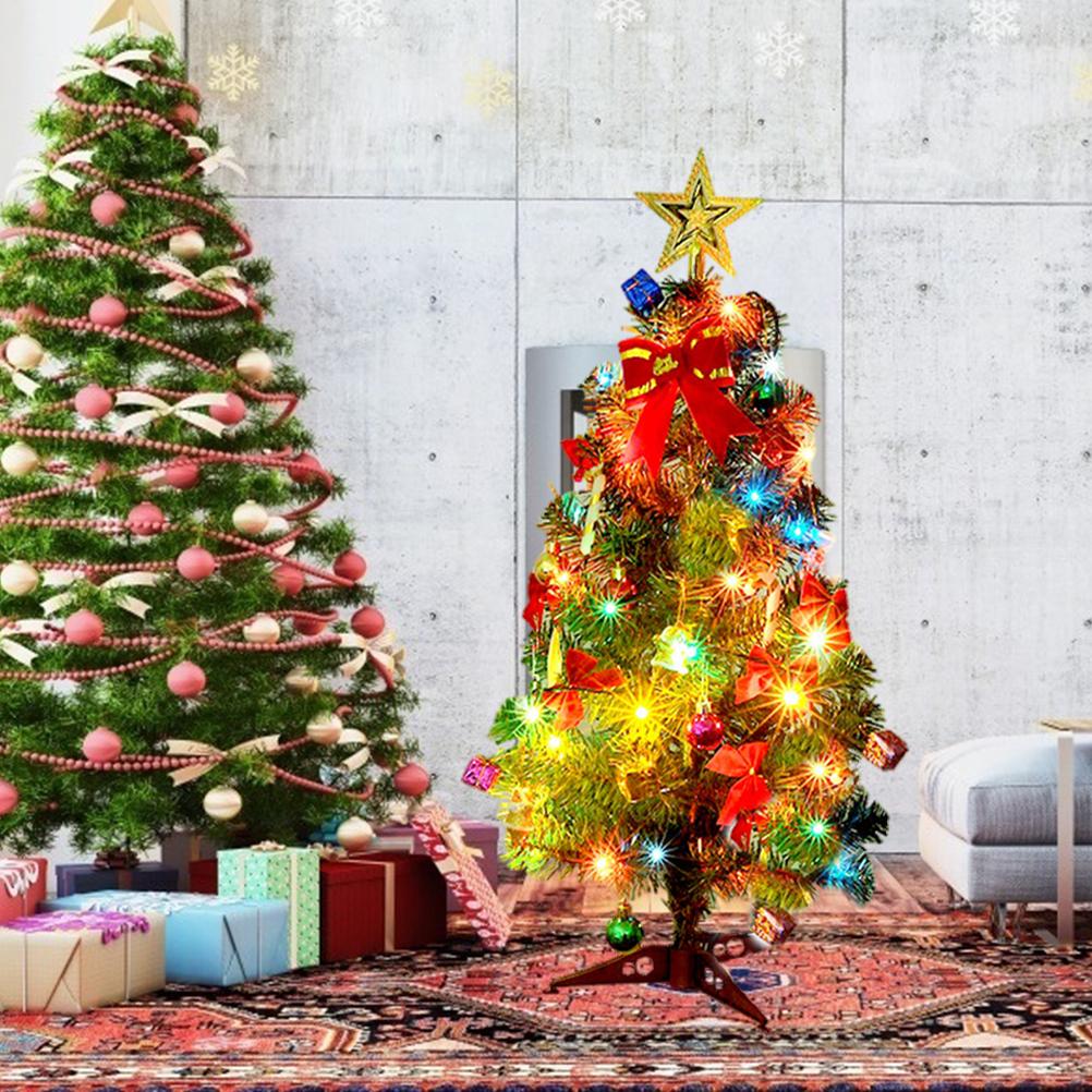 45cm LED Mini Christmas Tree Ornaments Tabletop Artificial Christmas Tree LED String Light