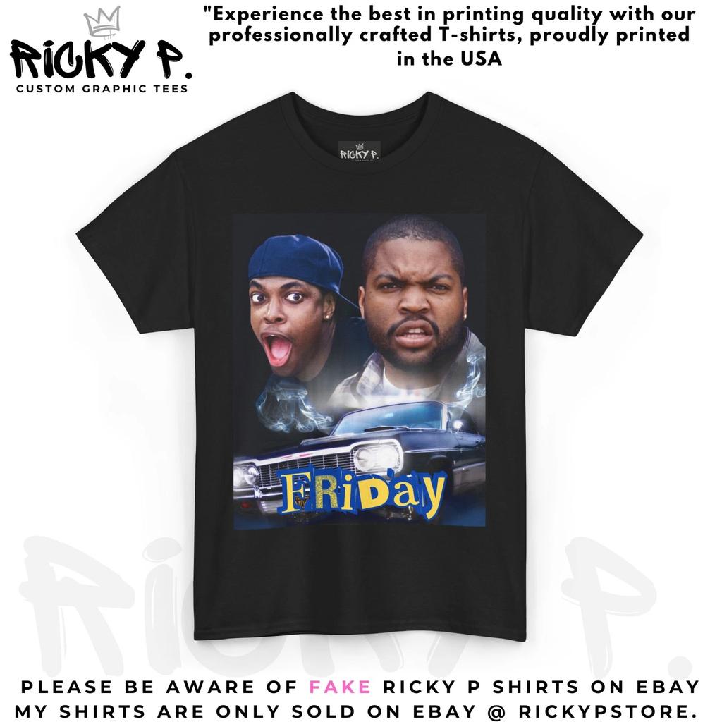 Friday Movie Ice Cube Ricky P T shirt 2 Unisex Heavy Cotton Tee