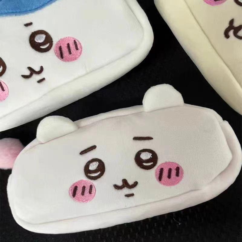 Kawaii Chiikawa плюшевый пенал Usagi канцелярская сумка портмоне косметичка школьные принадлежности сумка для хранения