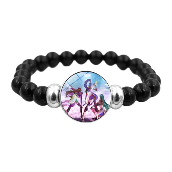 Yousheng Корейский Поп Браслет из Бусин Аниме Вдохновленный Модный Браслет Браслет из Разноцветных Бусин для Женщин Мужчин Девочек Мальчиков Поклонников