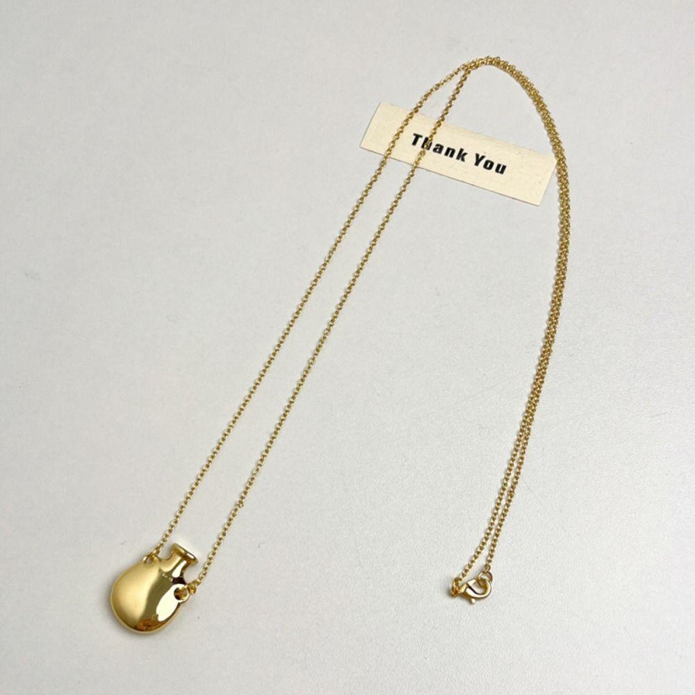 Vase Pendant Metal Vase Necklace Gold Color Sweater Chain Necklace New Design Long Chain Necklace