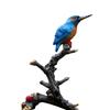 [S.T.S.G] Bird Ornament Gardening Realistic Look-alike Cute Garden Object Interior Decoration Ornament Gift Decoration (Kingfisher)