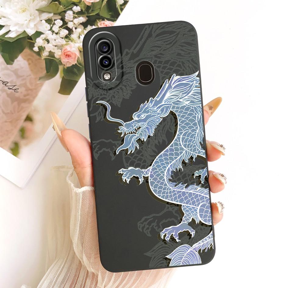 Чехол для Samsung Galaxy A20 A20e A20s Обложка SM-A202F SM-A205F SM-A207F Милый Мультяшный Кот Ударопрочный Бампер для Samsung A30 Fundas