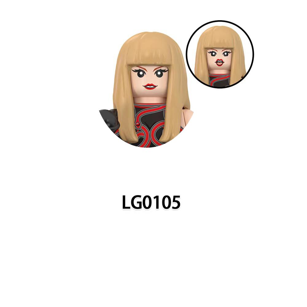 LG1015 Конструктор для девочек Знаменитые сборные кубики Принцесса Мини-куклы Фигурки Экшн Детские Милые Каваий Игрушки для Рождественских подарков