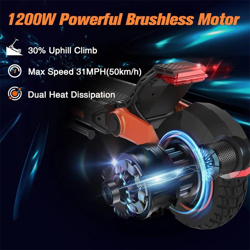 EU Stock Original KuKirin G3 Electric Scooter 1200W Motor 52V 18Ah Battery 52KM/H Max Speed 63KM Range Smart Kickscooter