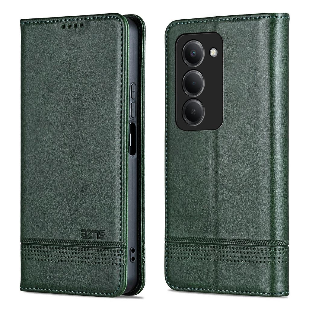 Для Xiaomi Redmi 15 5G (Глобальный) (169 мм) Чехол-кошелек из воловьей кожи с текстурой из искусственной кожи для телефона