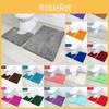 Ultra Absorbent 2 Piece Bath Mat Set Non-slip Toilet Pedestal Soft Foam Shaggy Chenille Rug
