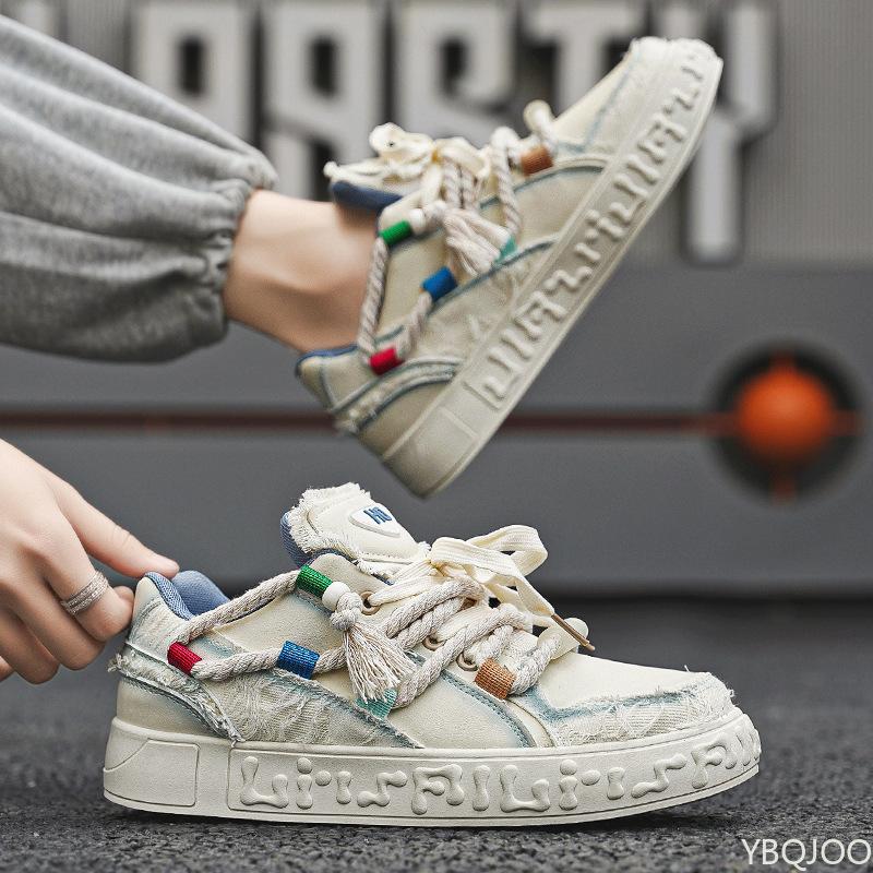 Модные универсальные новые весенне-осенние мужские туфли кеды удобные повседневные износостойкие противоскользящие мужские лоферы